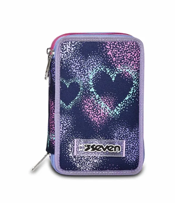 Discount Seven Astuccio ® 3 Zip - Shading Heart