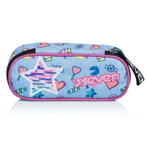 Discount Seven Portapenne ® Round Plus - Starry Rainbow