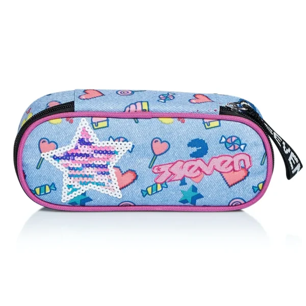 Discount Seven Portapenne ® Round Plus - Starry Rainbow