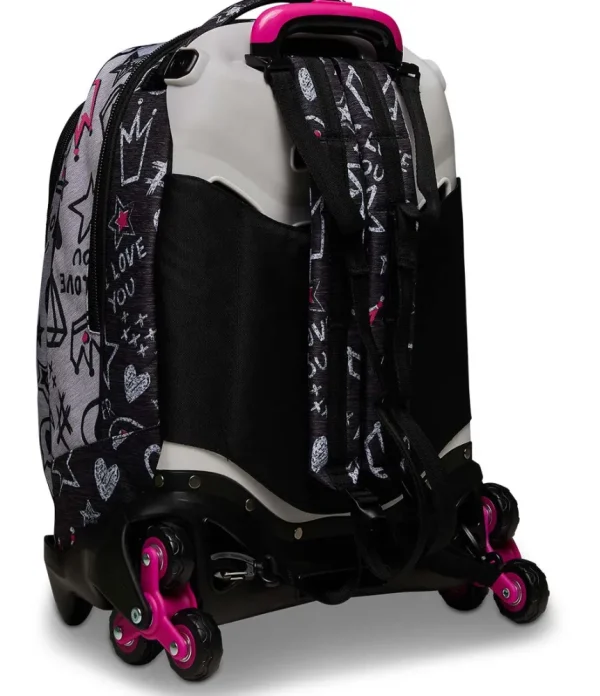 Outlet Seven Trolley Jack ® 3 Ruote - Zipper Glamy