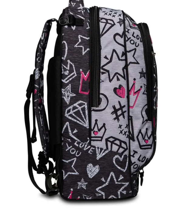 Outlet Seven Trolley Jack ® 3 Ruote - Zipper Glamy