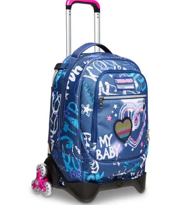 Discount Seven Trolley Jack ® 3 Wheels - Rock On Girl